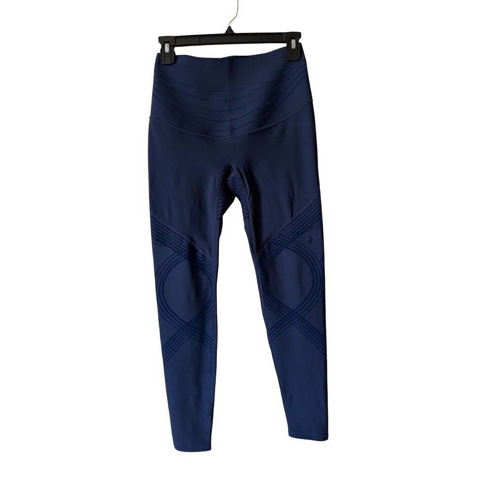 Fanka Women's High Waisted Body Sculpt Leggings 2.0 Compression Lift SZ 8 Blue